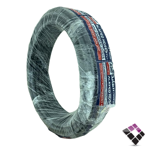 لى مكيف العايد لون أسود مقاس 6 ملم طول 15متر