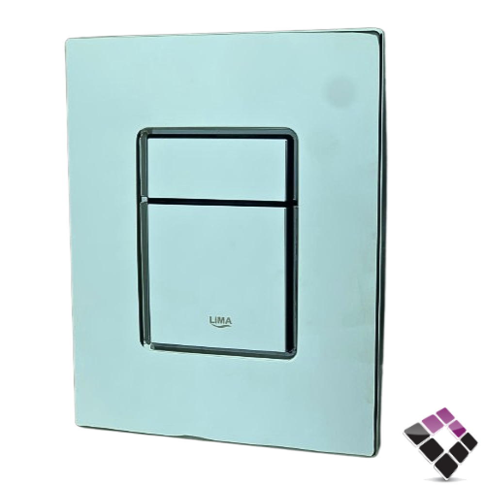 وجه غطاء ضغاط سيفون مخفي لون كروم LIMA صيني موديل قروهي مربع رقم GH-0124-C