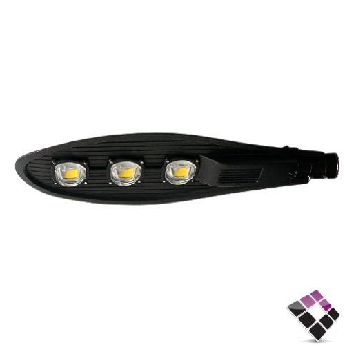 كشاف شارع LED خارجي COB عدسة Hi PLUS إضاءة 6500K أبيض مع خلية ضوئية 150W