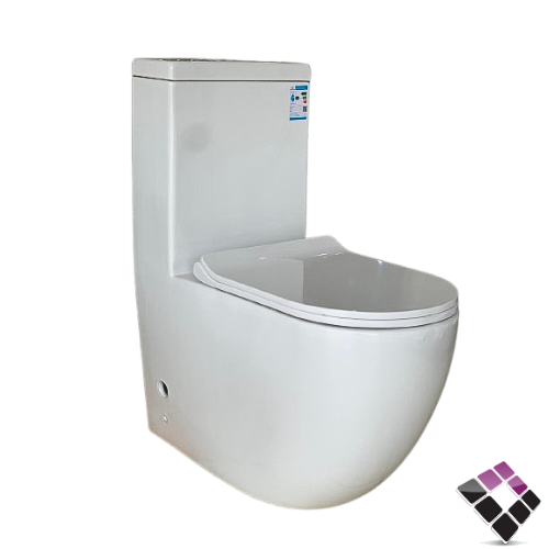 كرسي افرنجي ارضي BLANC صيني لون أبيض دائري مقاس 25CM رقم