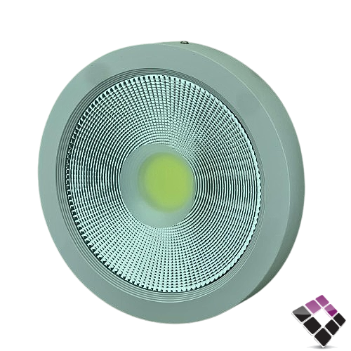 كشاف لطش LED خارجي عدسة COB كوب TOPLR إضاءة 4000 كريمي جرم أبيض 30 سم 50W