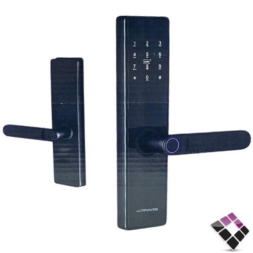 كالون باب ذكي داخلي اسود  نيوباور NEWPOWER