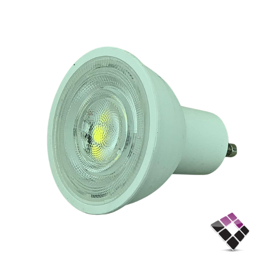 لمبة LED سبوت برم GU10 ضاءة SMD نقاوة اللون CRI90 كريمي 4000K هاينزو HAINZO مقاس 9W