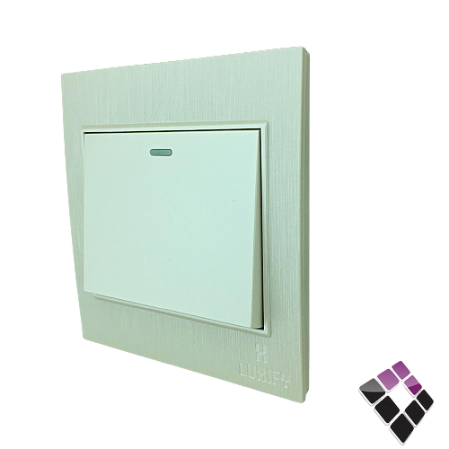 مفتاح مفرد دركسيون LUXIFY صيني لون لؤلؤي عريض رقم 25000005