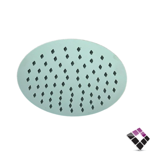 طاسة دش مطري كوالتي QUALITY صيني مدورة استل SUS304 مطلي كروم + فتحات ربل 20×20