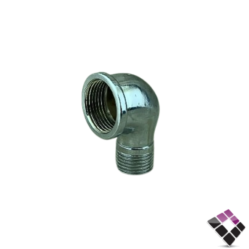 كوع ذكر كروم ثقيل K&K الماني 3/4 * "1/2