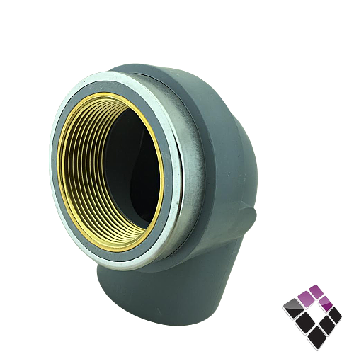 كوع سن داخلي نحاس ضغط 80 حار CPVC شانيل 2×2"