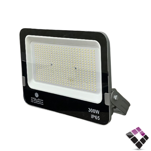 كشاف LED خارجي كوبس FLOOD الاضواء AL ADWAA سعودي اضاءة 6500K أبيض SMD نقاط 300W