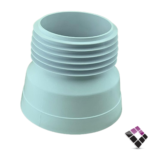 تحويلة كرسى افرنجى مستقيمة MALPINE انجليزي لون أبيض مقاس 4" رقم MAC1-EXS