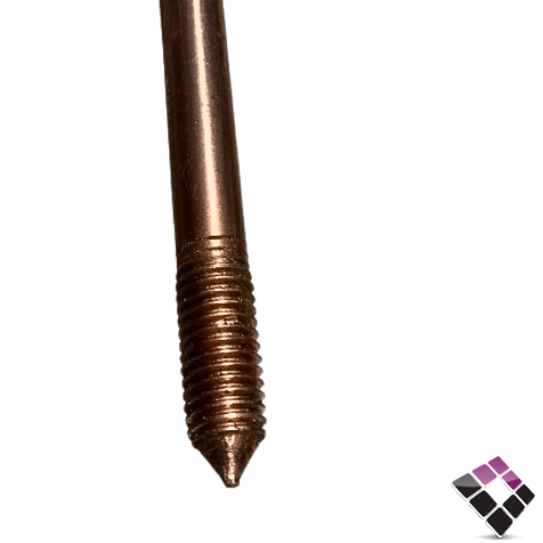 سيخ عمود مطلي نحاس أرضي كوند هندي مع المربط 1.5متر ×16 ملم ×5/8"