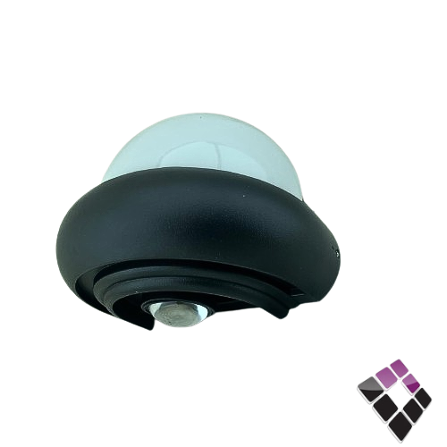 كشاف سور LED خارجي همر HUMMER صيني جرم أسود إضاءة 3000K أصفر من الجهتين 7W رقم 9553