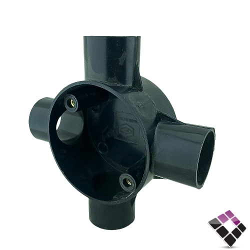 قسام كهرباء رباعي أسود HI-TECH صيني 20MM