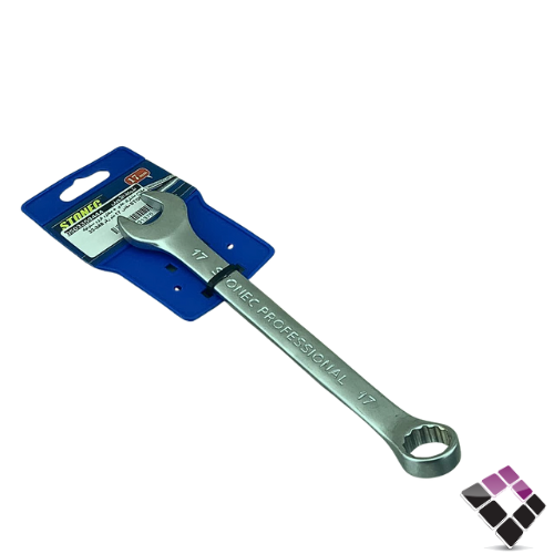 مفتاح مشترك عادي + مختوم كروم ستونيك STONEC مقاس 17 ملم رقم 248-33