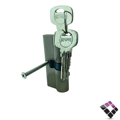 قلب كالون باب خشب لون فضي جويل JEWEL صيني مقاس 70mm رقم DC-11-70-M-SN