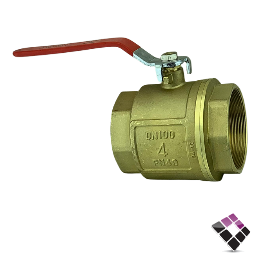 حنفية نحاس RUX انجليزي يد سكين أحمر 4" رقم RBVY004