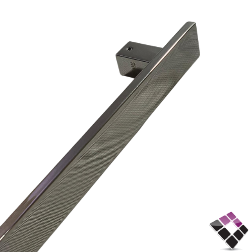 مسكة مقبض باب استيل 304 لون CP كروم  JEWEL جويل طول 120 سم رقم SSPH1985-40*10*120-CP