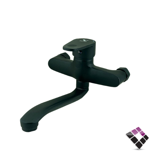 خلاط مجلى جدار اتمتيك VITTORIA ايطالي موديل COSTA لون أسود رقم 03-45