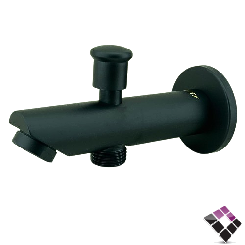 صباب ماء خلاط مخفي مدور لون اسود 2 خط QUALITY صيني رقم Q