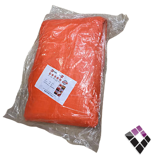 شراع STG-SIPRO هندي لون برتقالي ثقيل جدا سماكة 150GSM مقاس 6×8