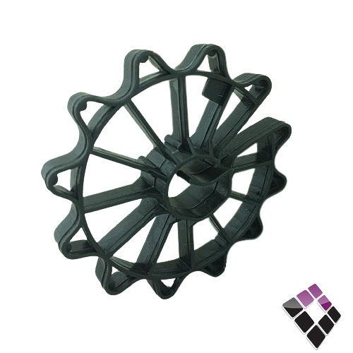 بسكوت حديد تسليح بلاستك دائري 25 ملي..