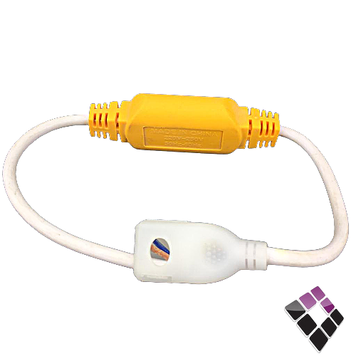 توصيلة لي زينة LED صيني HIGH STARS واير ليس كبس وتر بروف 2 خط 12MM