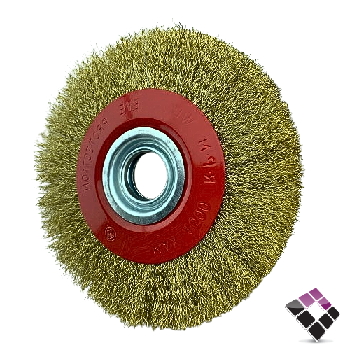 صنفرة صاروخ فرشة شعر نحاس موديل قرص صيني مقاس 8 " × 200 ملم