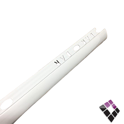 زاوية ونهاية سيراميك فايبر DAR صيني لون أبيض مقاس 12 ملم طول 2.45 متر رقم IS-02/12