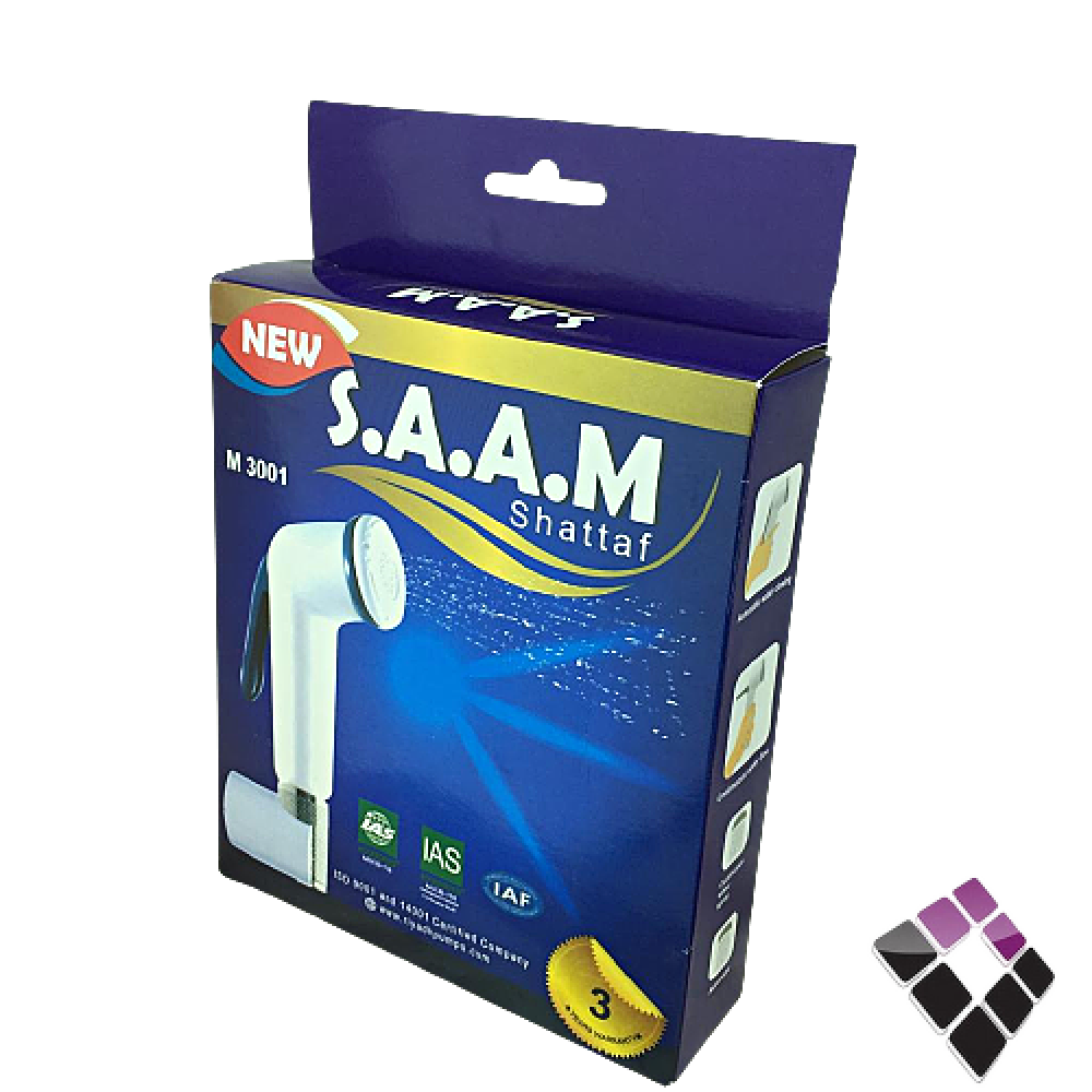 شطاف S-A-A-M سعودي أبيض مع لي أبيض موديل ايطالي M3001