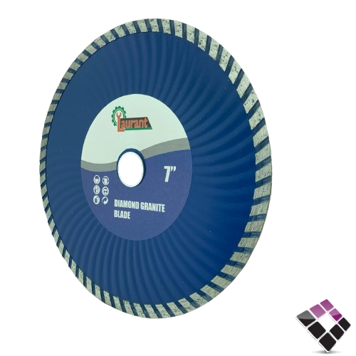 دسك صاروخ مشرشر قص رخام GRANITE جرانيت LAURANT صيني أزرق. 7"