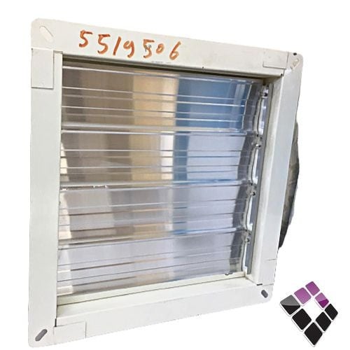 غطاء غالق مروحة شفط حديد لون بيج ريش المنيوم وينر كوري رقم 45 مقاس 60×60