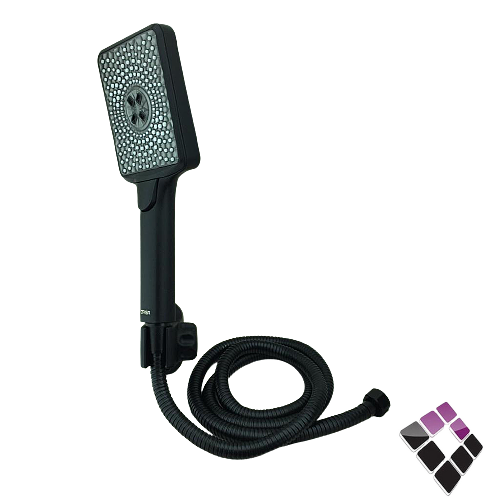 سماعة خلاط دش ORISA صيني مربعة ضغط لون أسزد + لي و قاعدة رقم 30095