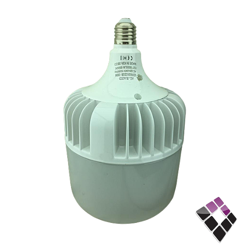 لمبة كبسولة هاي بورLED الرائد العربي AL RAED صيني E27 إضاءة أبيض قاعدة المنيوم 100W/COOL-WH