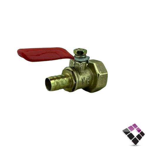 حنفية مع نقاص لي غاز يد أحمر صغير ORISA صيني نحاس كامل سنة داخلي 1/2" رقم 30082