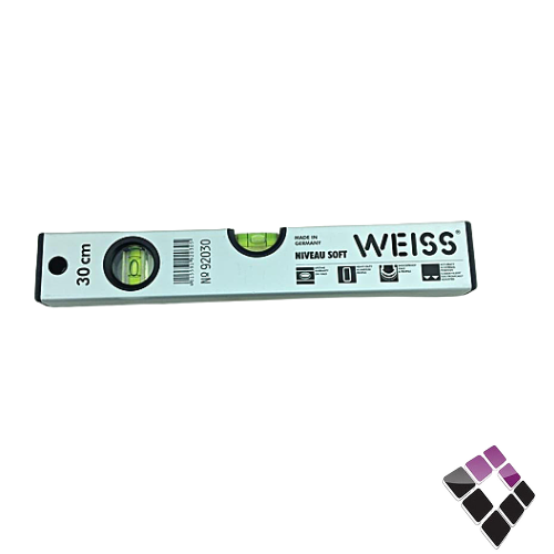 ميزان ماء فضي WEISS المانى اصلى 30CM.