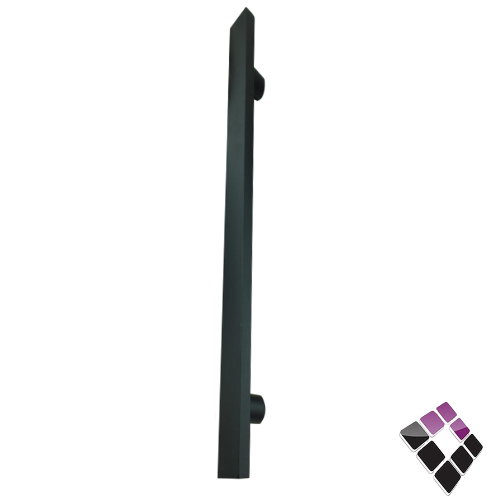 مسكة مقبض مستطيل باب استيل لون أسود BLACK روي ROI تركي طول 80 سم.