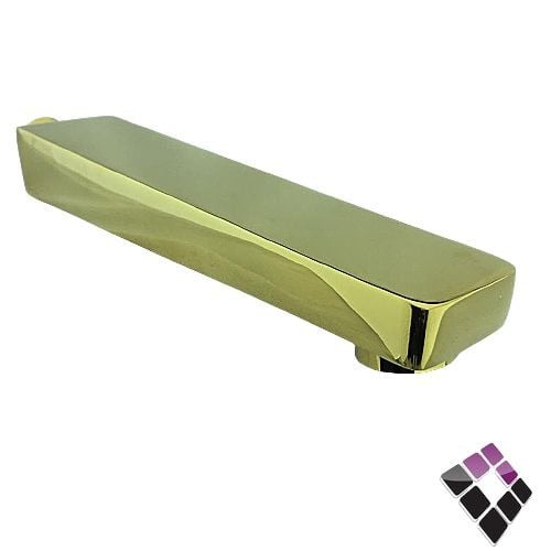 صباب ماء خلاط دش دفن مخفي نحاس مطلي لون ذهبي مربع مخرج 1 خط 18CM هزنت HESANIT الماني رقم SP21002