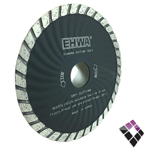 دسك صاروخ حديد قص رخام جرانيت EHWA كورى لون أسود 115ملم ×4.5"..