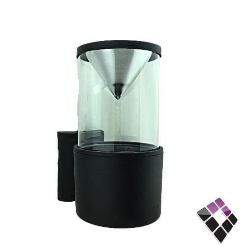 كشاف LED سور خارجي ROBA صيني موديل كوع داون جرم أسود إضاءة شمسي5W رقم3310