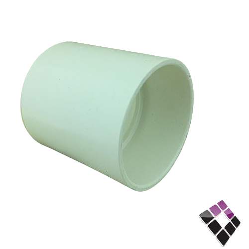 جلبة بلاستيك عادي SPF أبيض ضغط 40 2"