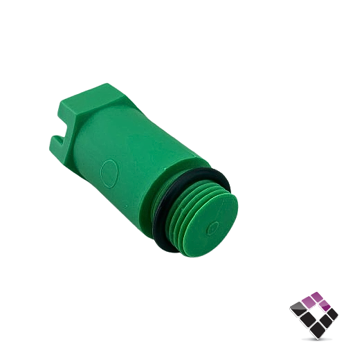 سدة فحص سنة خارجي بلاستيك+ربلة اخضر طويل سعودي عسك 1/2"***  ASK