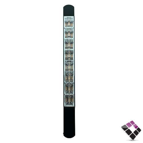 ترك لايت لينير LED مجرى متحرك NEW POWER جرم أسود إضاءة 3000K أصفر شفاف 20W×38CM رقم 103087