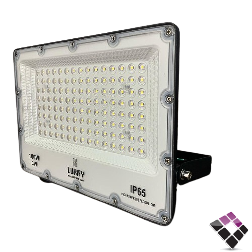كشاف كوبس خارجي فلود LED خارجي LUXIFY نقاط SMD إضاءة 6500K أبيض 100W
