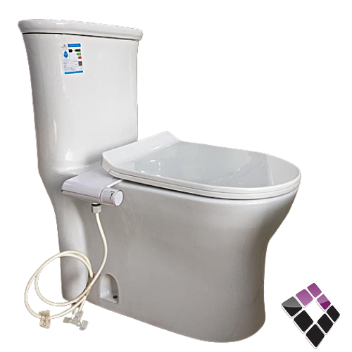 كرسي افرنجي ACACIA صيني لون أبيض سيفون عالي 3L غطاء هدروليك رقم 802