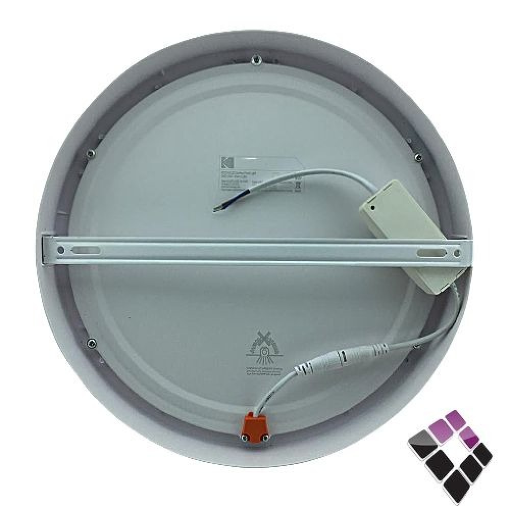كشاف خارجي LED لطش SMD مثلج KODAK صيني إضاءة 3000Kأصفر 30 سم 12"×24W رقم KSPL-SMD-24-3000