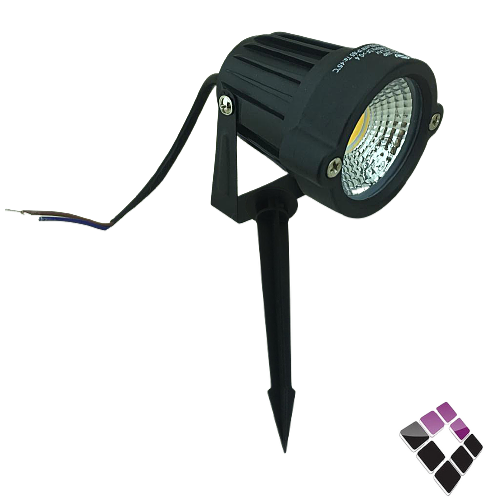 كشاف حدائق LED غرس همر HUMMER صيني جرم أسود إضاءة أصفر 5W رقم HU-612-5Y..