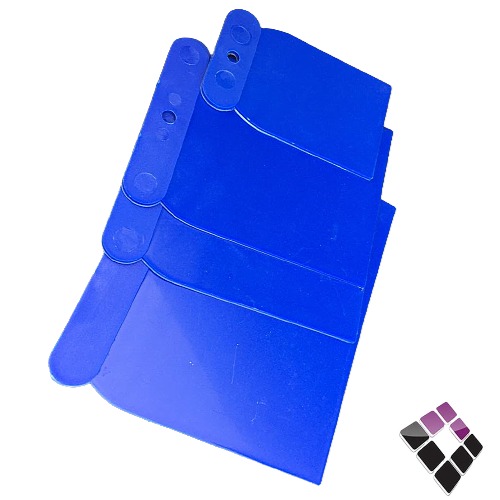 طقم سكين معجون بلاستيك 4 حبة .