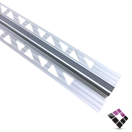 فاصل تمدد سيراميك المنيوم DAR لون رمادي مقاس 12MM طول 2.5M