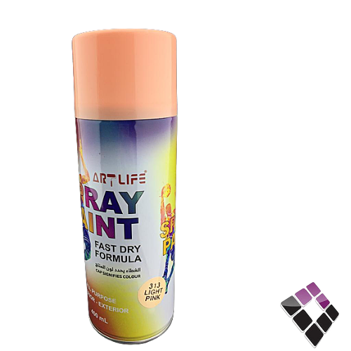 بوية بخاخ ARTLIF صيني لون زهري 313LIGHT PINK.