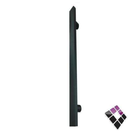 مسكة مقبض مستطيل باب استيل لون أسود BLACK روي ROI تركي طول 120 سم..