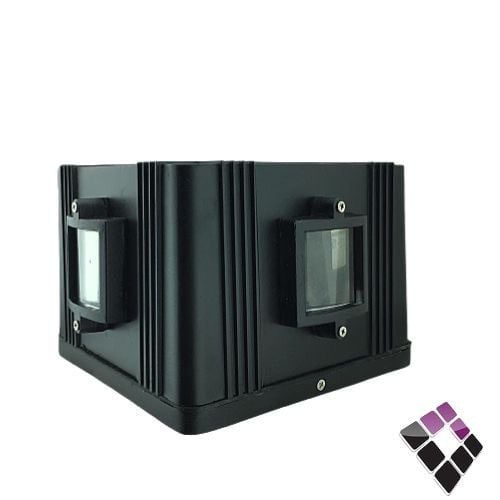 كشاف لطش LED خارجي GETEX مدبل إكس X كبير أسود إضاءة أزرق 9193L/10W ***